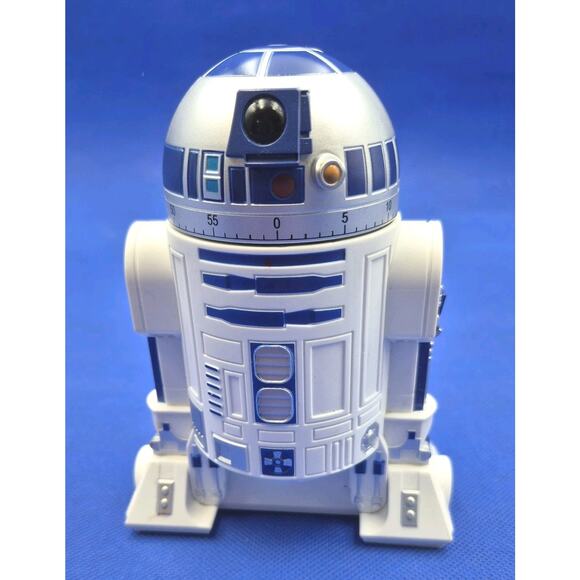 Star Wars R2-D2 Kitchen Timer Rotating Head 5.5" Tall 2014 - Picture 9 of 9